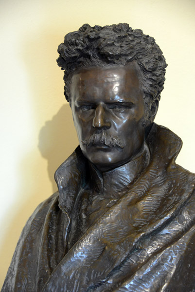 Bronze portrait of Adama Krasińskiego, Jan Nalborczyk, 1903