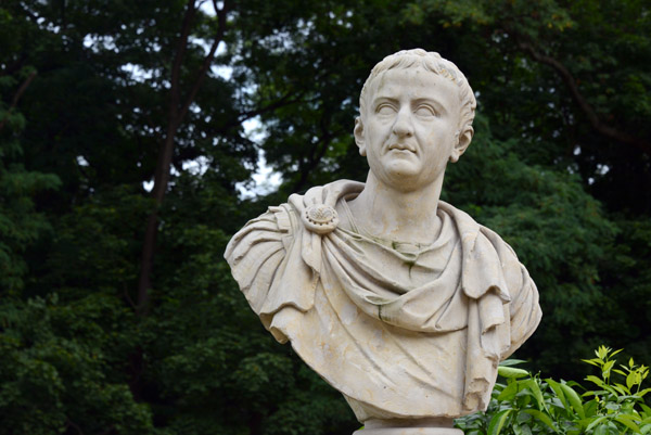 Bust of Roman Emperor Tiberius, Royal Łazieki Park