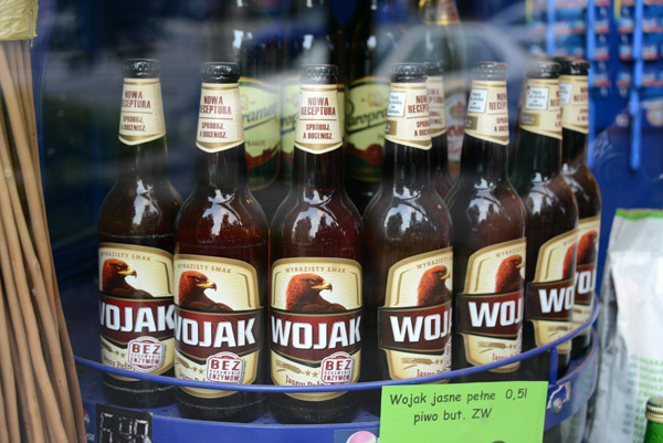 Polish beer Wojak (Soldier), Warsaw