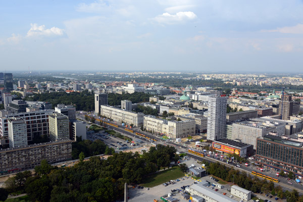 PKiN: View northeast from the Palace of Culture and Science