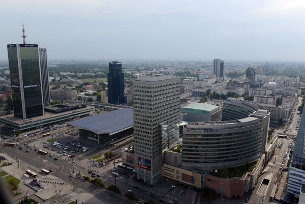 PKiN: Złote Tarasy and Warsaw Central Station