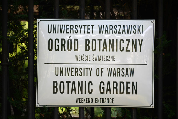 University of Warsaw Botanic Garden