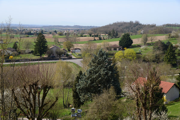 Landscape out the upper gate of Pérouges