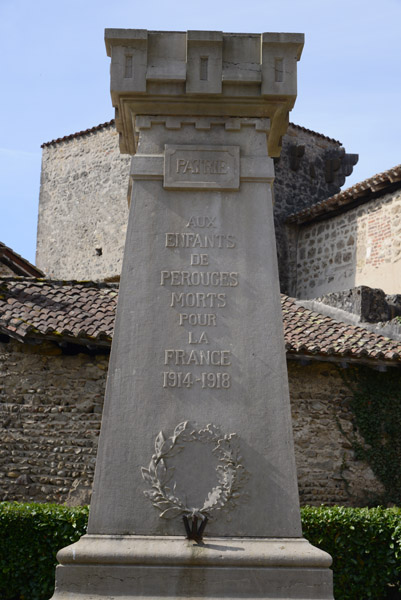 Pérouges War Memorial 1914-1918, Place de l'Église