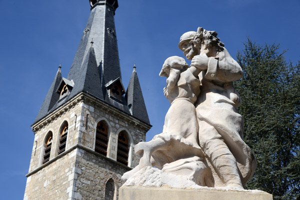 Church and War Memorial, Meximieux 