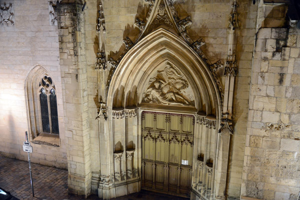 Neo-Gothic portal to the Église Saint-Paul, added in 1877, Lyon