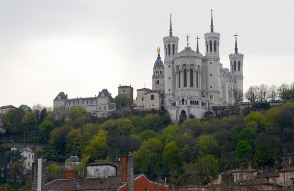 La Basilique Notre Dame de Fourvière, Lyon's most prominent landmark