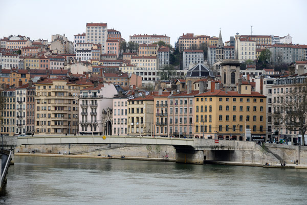 Saône River looking across the 1st Arrondissement of Lyon
