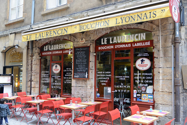 Lyon is famous for its cuisine Bouchon Lyonnais - Le Laurecin