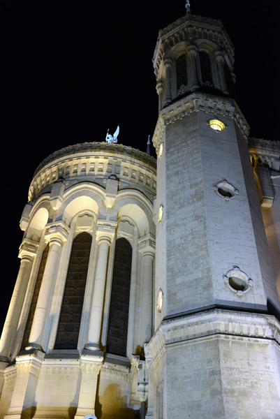 Northeast corner, Basilica Notre-Dame de Fourvière