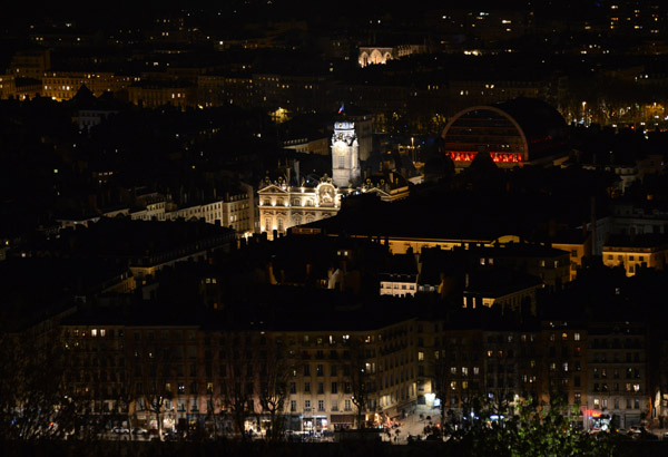 The City Hall of Lyon from the Fourvière Hill
