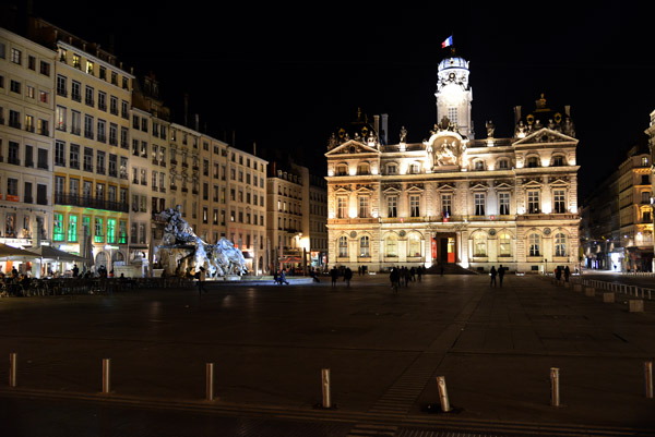 Place des Terreaux at night, Lyon