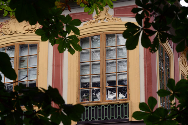 Detail of windows of the Confidence Pavilion
