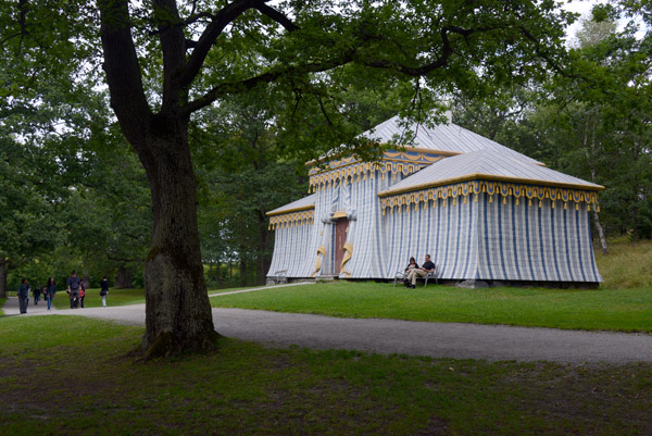 Vakttältet, the 1782 Guard Tent in the Baroque Garden, Drottningholm Palace