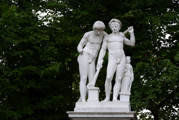 Sculpture in the English Garden of Drottningholm, purchased in Italy by King Gustav III