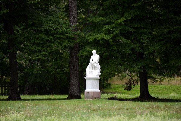 Lonely sculpture, Drottningholm Palace Gardens