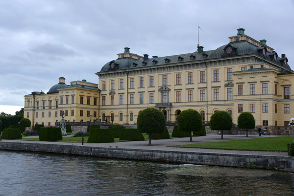 Eastern faade of Drottningholm Palace facing the lake