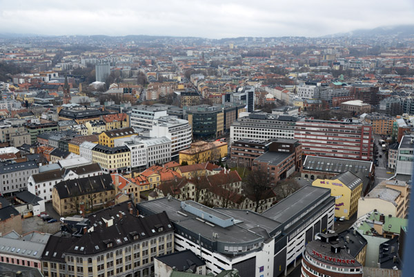 View from the Radisson Blu Plaza, Oslo