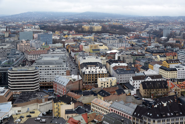 View from the Radisson Blu Plaza, Oslo