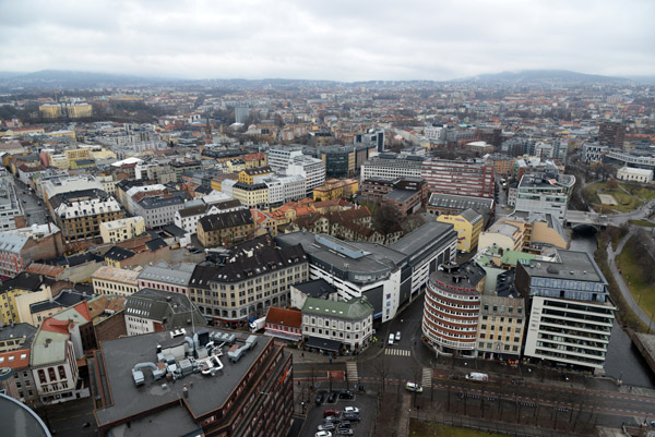 View from the Radisson Blu Plaza, Oslo