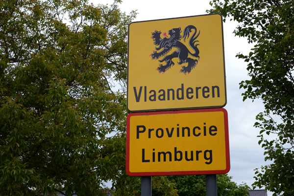 Entering Flanders - Vlaanderen, Province Limburg