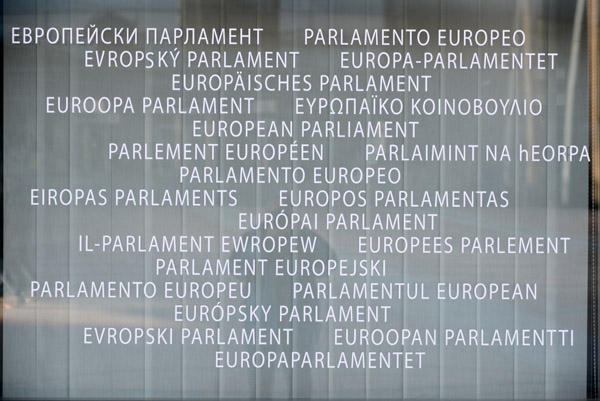 European Parliament in the language of each of the member states