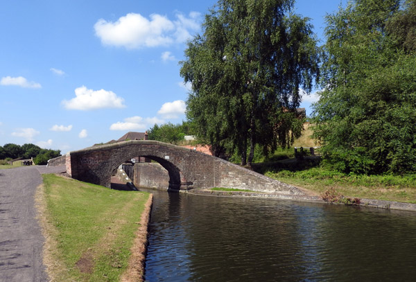 Stone bridge over the Birmingham Canal