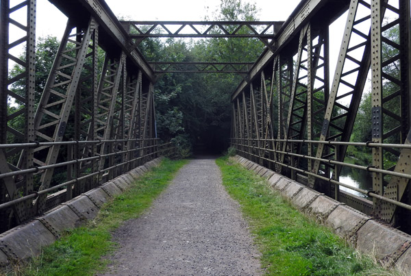 Old railroad bridge, now part of the South Staffordshire Railway Walk