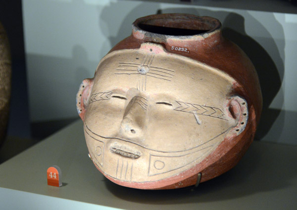 Ceramic head, Mississippian (AD1000-1400), Arkansas