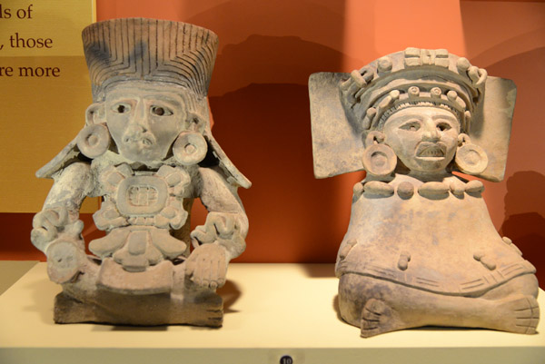 Ceramic urns, Zapotec (AD200-800), Oaxaca State, Mexico