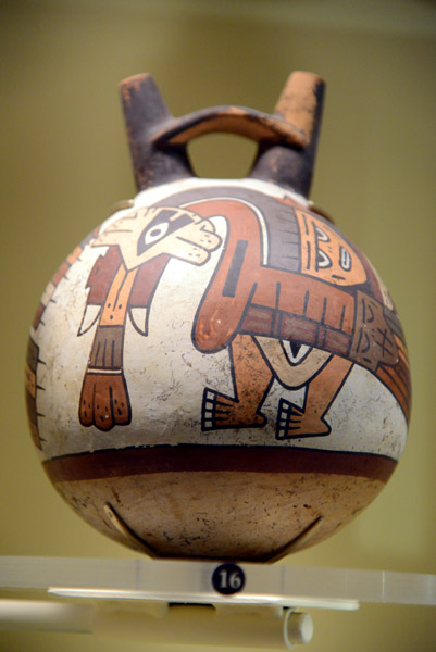 Ceramic vessel, Nazca (100BC-300AD), Peru