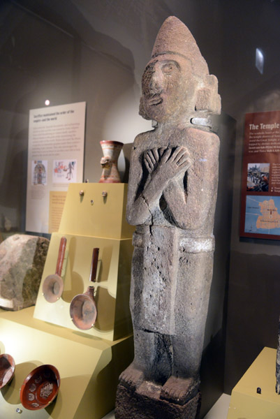 Stone sculpture, Aztec (AD1350-1521), Mexico