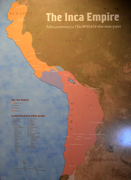 Map of the Inca Empire