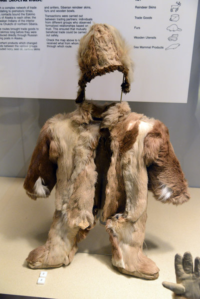 Fur suit of a child