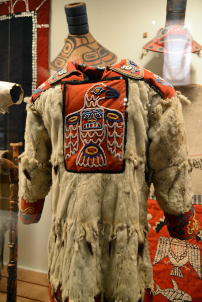 Chief's Coat of Ermine Skins, Haida (Kaigani) BC