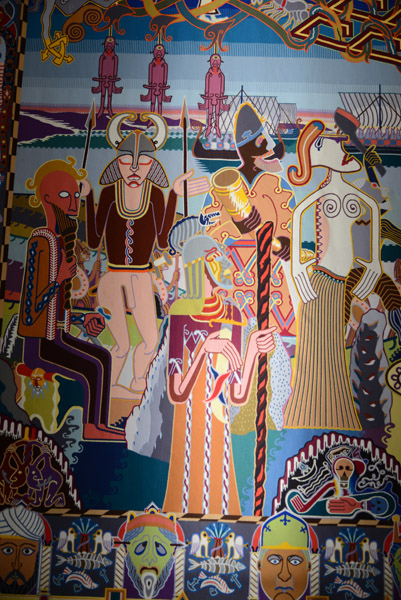 Bjorn Norgaard Tapestry - The Viking Age detail