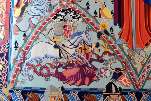 Bjorn Norgaard Tapestry - Late Middle Ages (detail)