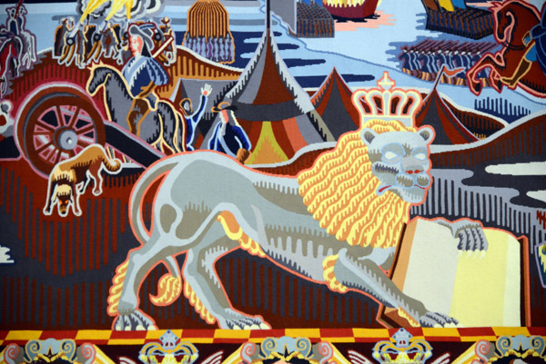 Bjorn Norgaard Tapestry - Early Absolute Monarchy  (detail)