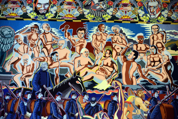 Bjorn Norgaard Tapestry - Early Glcksburgers (detail)