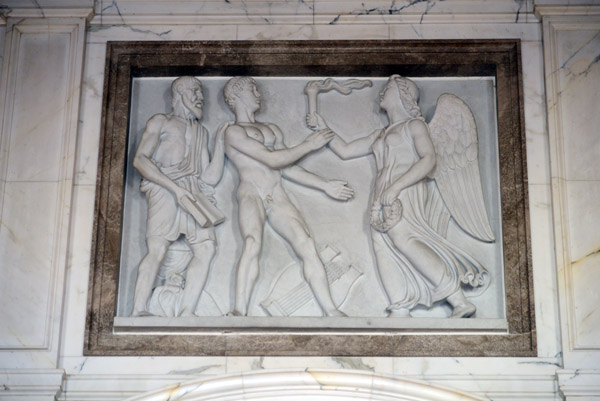 Sculpture relief, Velvet Room, Christiansborg Palace