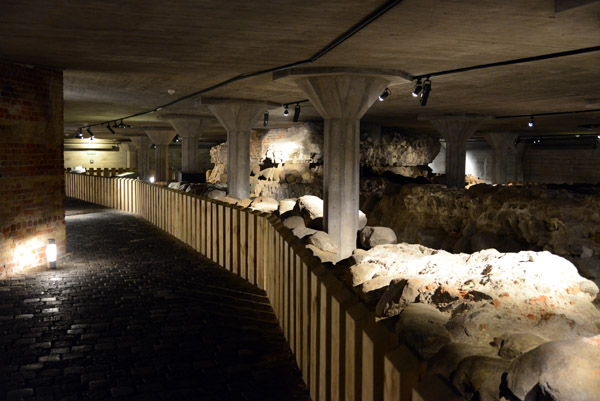 Ruins beneath Christiansborg Palace