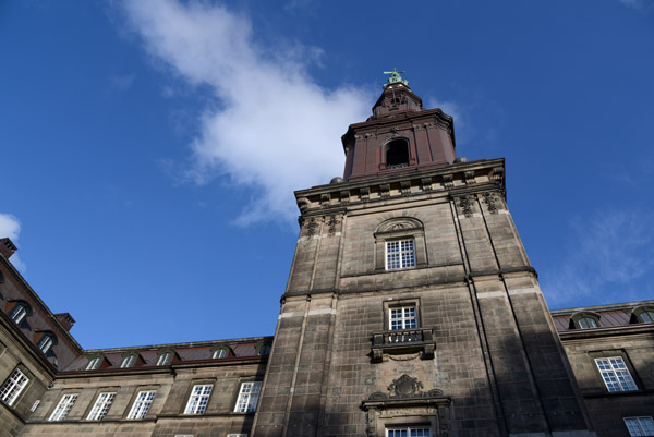 Inner Courtyard and tower, Christiansborg Palace