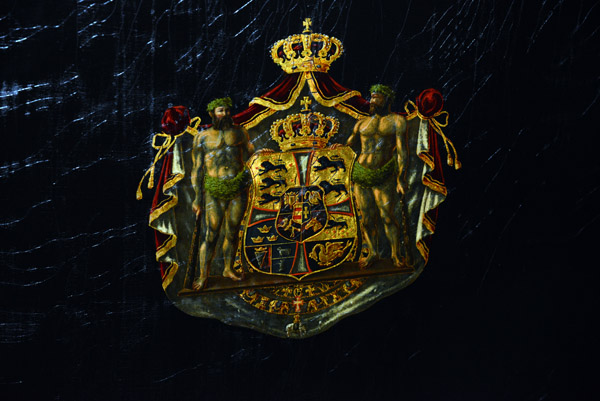 Royal coat-of-arms of Christian IX on the Golden Wedding Carriage