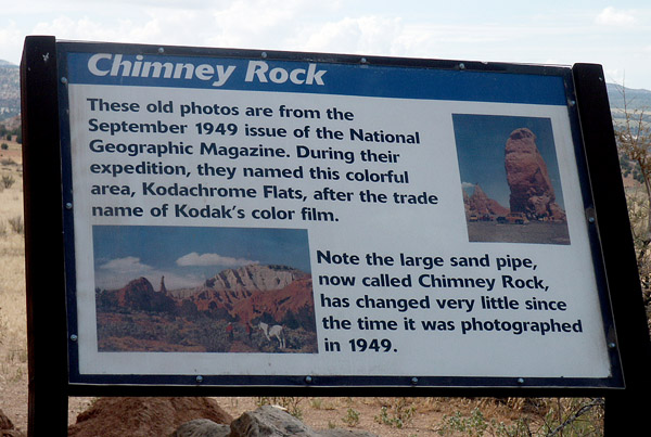 Chimney Rock, Kodachrome Basin State Park