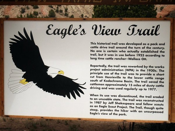Eagle's View Trail, Kodachrome Basin State Park