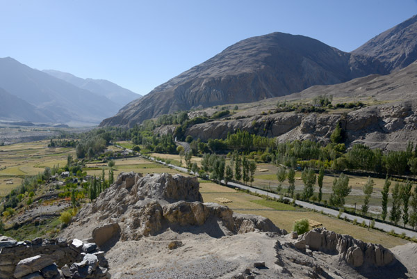 Weather-worn Qah-Qaha Fortress at Namadgut, Tajikistan