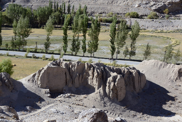 Melting walls of the ancient Qah-Qaha Fortress