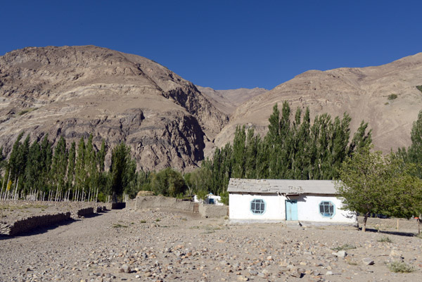 House with octagonal windows, Sumjin, Wakhan Valley, Tajikistan