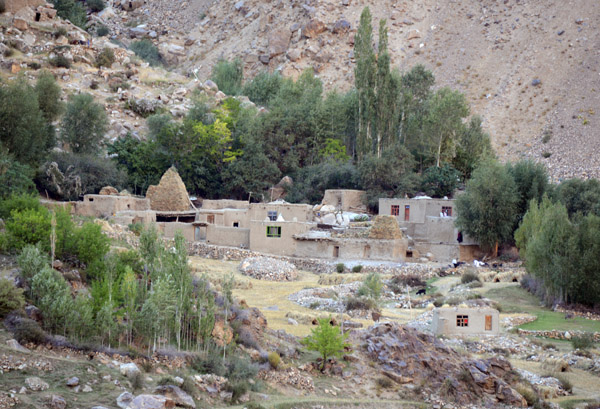 Village along the Panj River, Badakhshan Province, Afghanistan