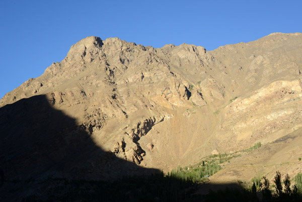 Mountains on the Tajikistan side of the Panj River